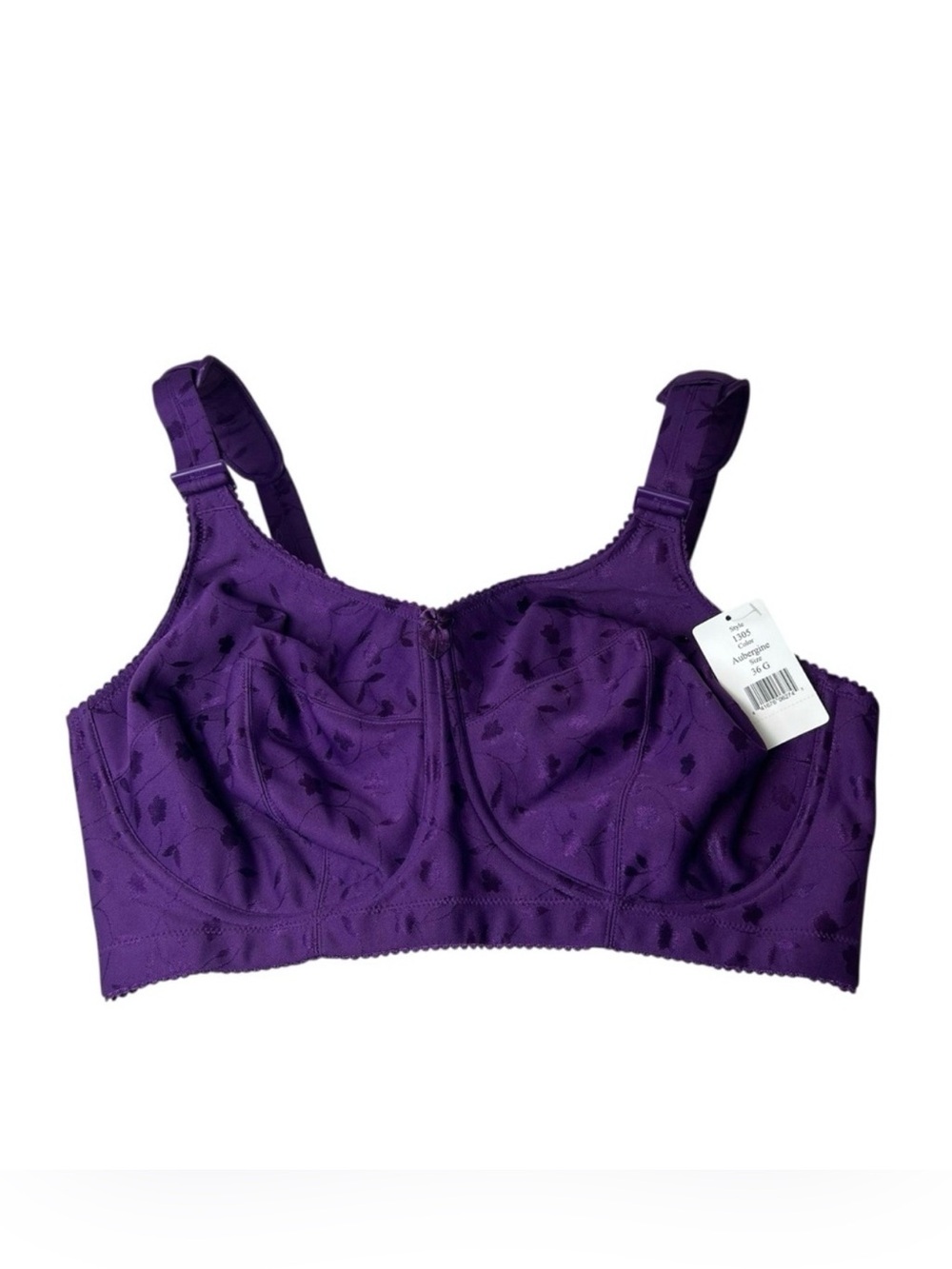Elila NWT Aubergine 36 G Bra